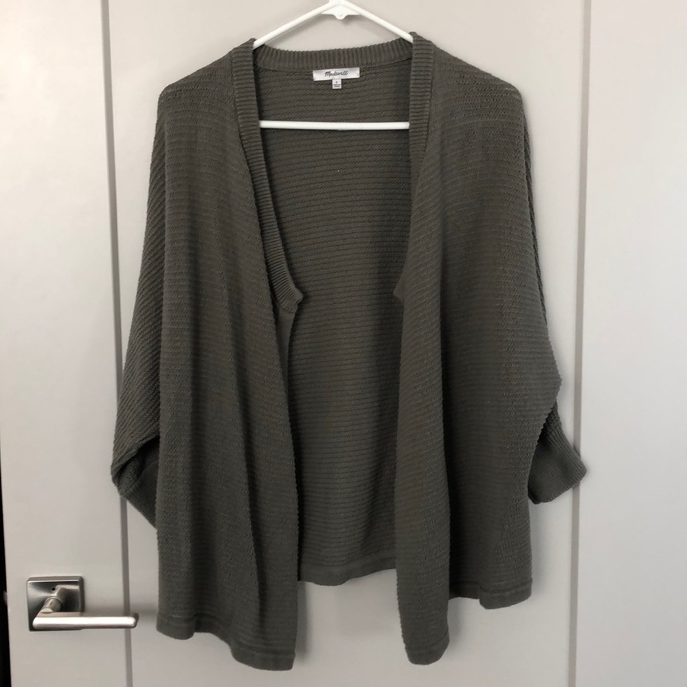 Madewell Women’s Green Small Cardigan Sweater
